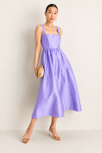 Square Neck Midi Dress