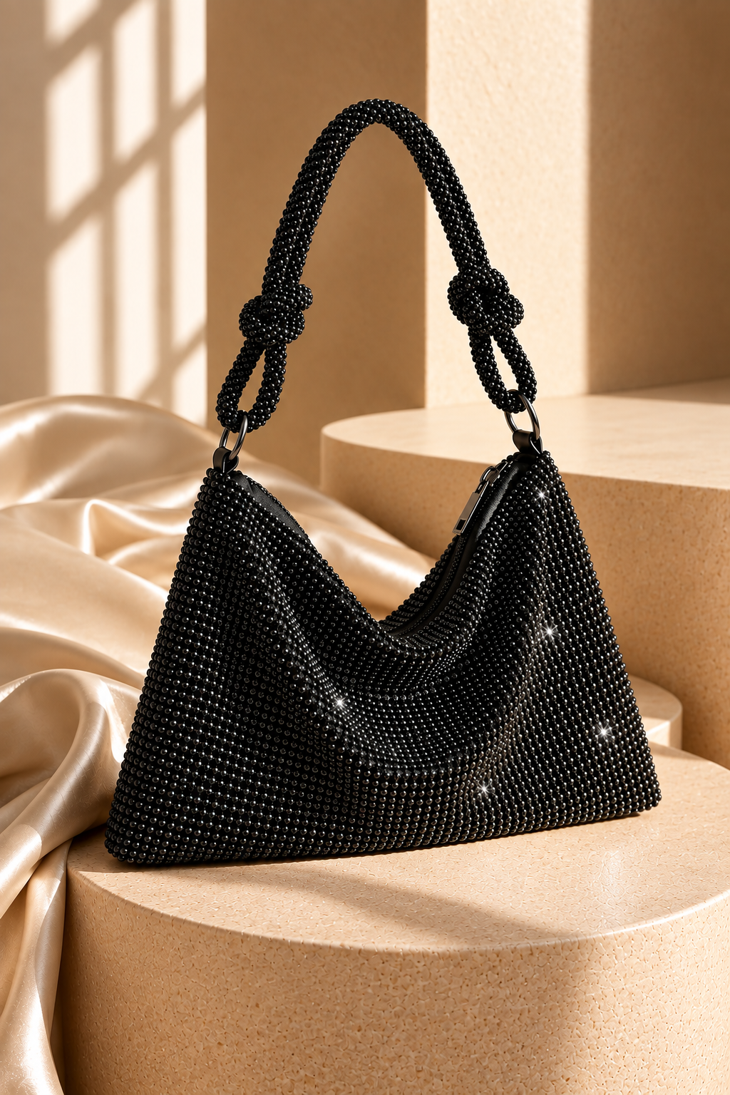 Celeste Rhinestone Shoulder Bag