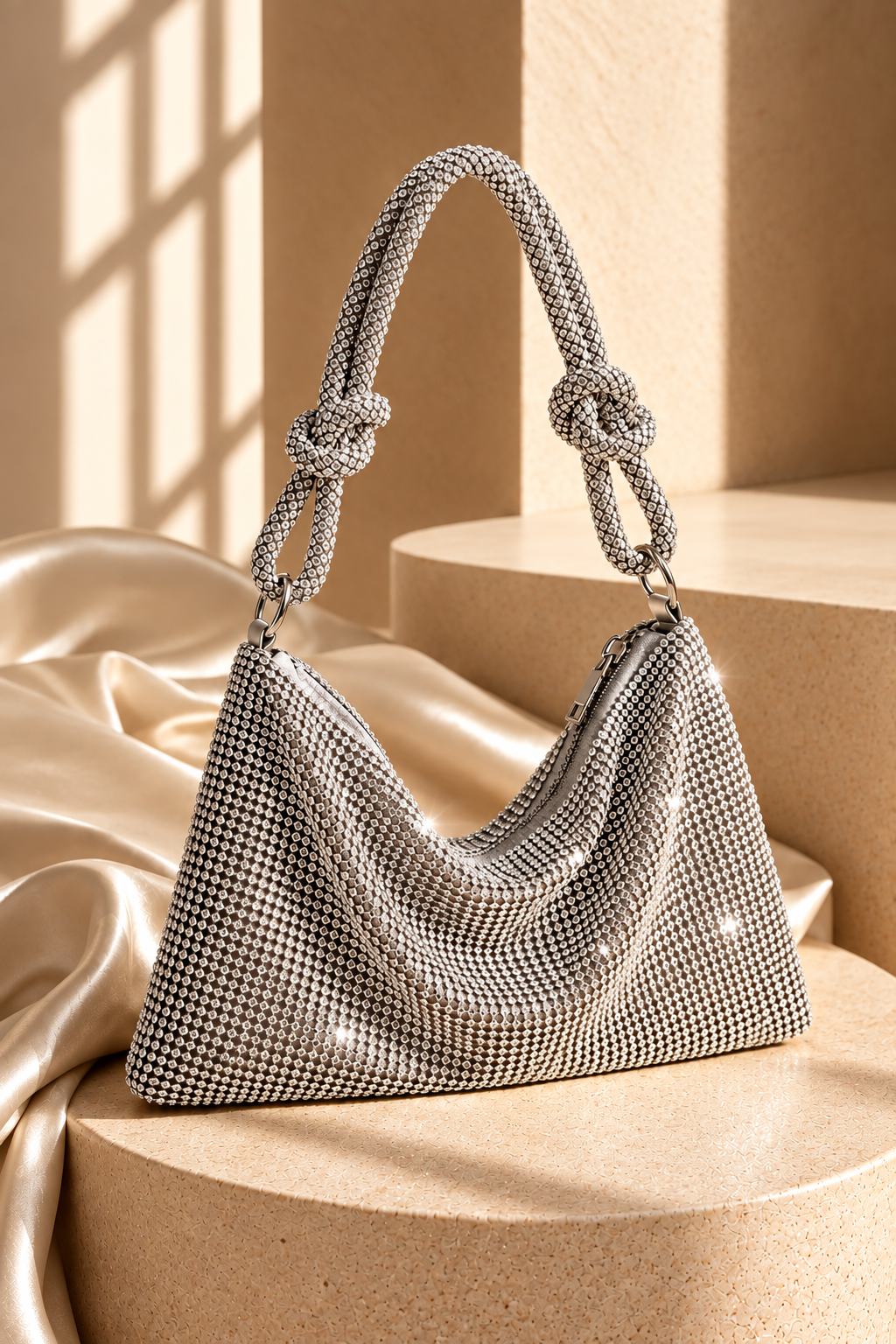 Celeste Rhinestone Shoulder Bag