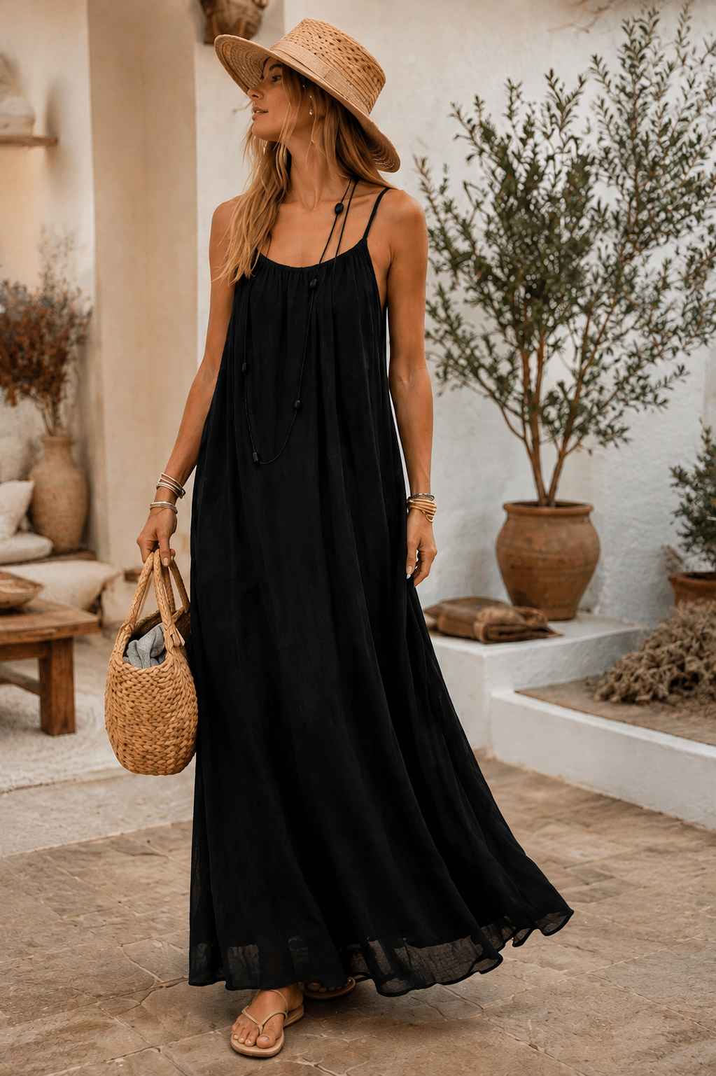 Flowy Relaxed Maxi Dress