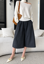 Off-Shoulder Turtleneck Sweater