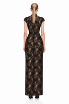 Lace Cutout Maxi Dress