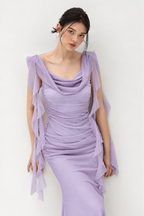 Ruffle Mermaid Maxi Dress