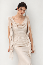 Ruffle Mermaid Maxi Dress