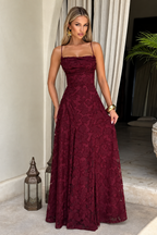 Floral Lace Maxi Dress