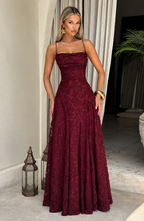 Floral Lace Maxi Dress