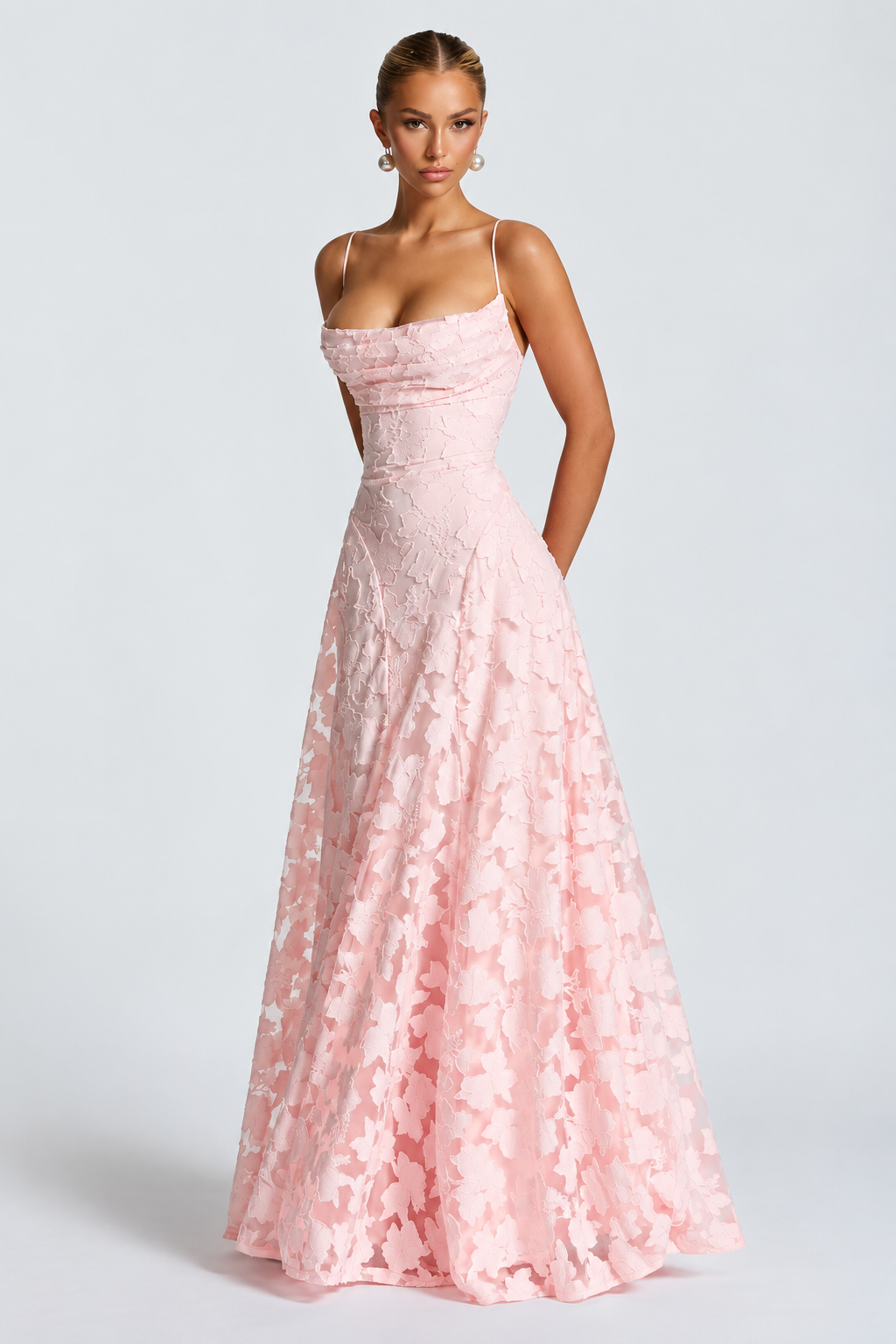 Floral Lace Maxi Dress