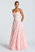 Floral Lace Maxi Dress