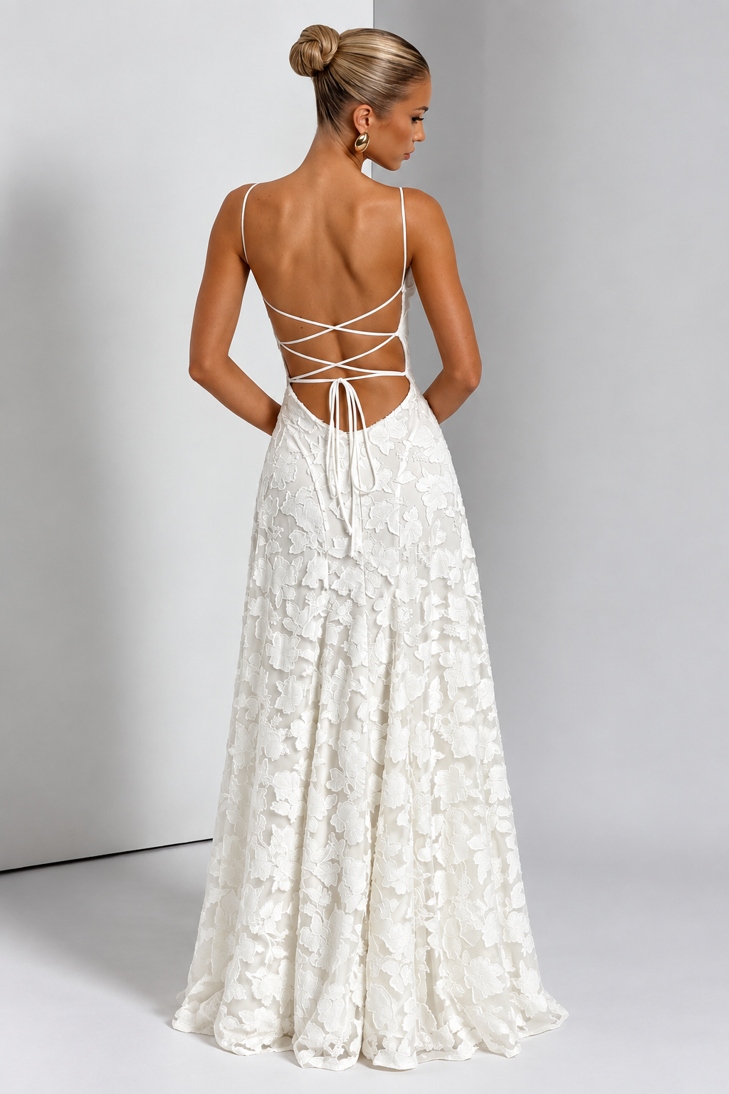 Floral Lace Maxi Dress