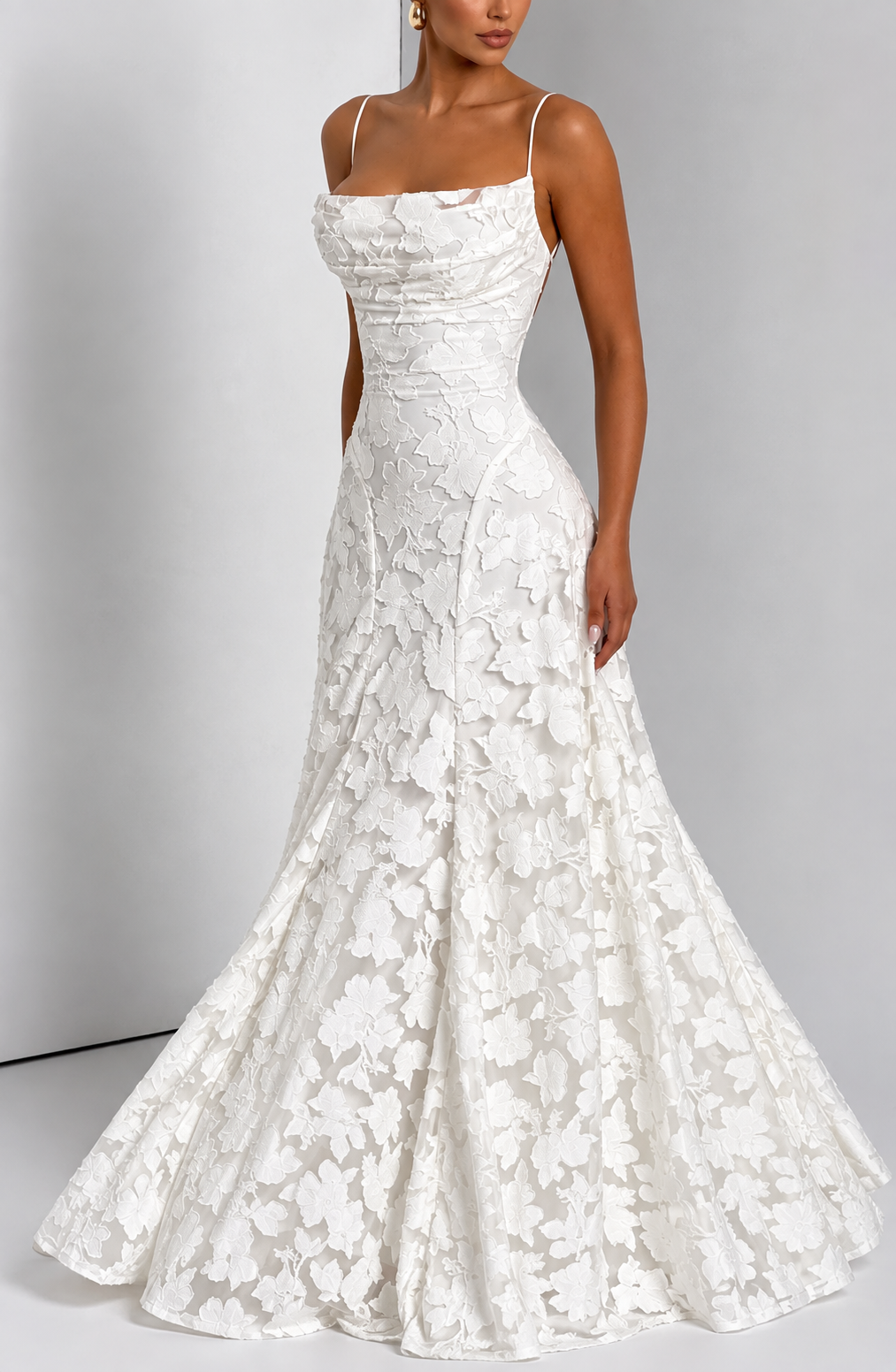Floral Lace Maxi Dress