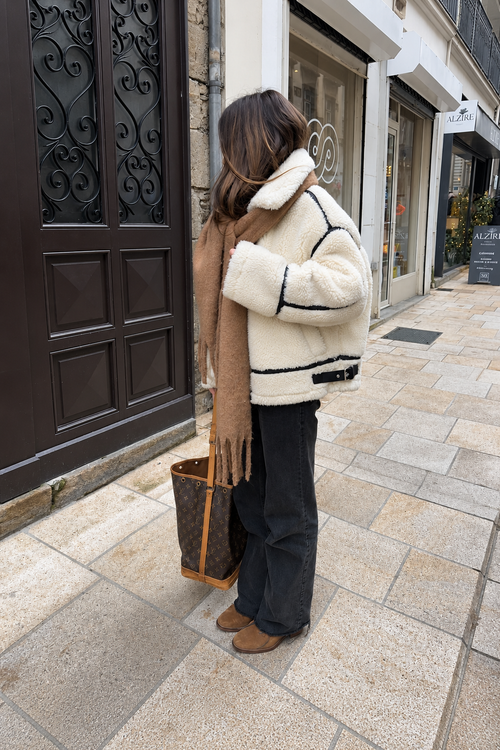 Cozy Sherpa Zip-Up Jacket