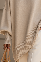 Oversized Batwing Knit Sweater