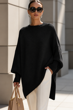 Oversized Batwing Knit Sweater