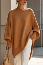 Oversized Batwing Knit Sweater