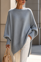 Oversized Batwing Knit Sweater