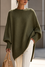 Oversized Batwing Knit Sweater