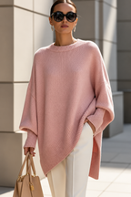 Oversized Batwing Knit Sweater