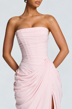 Serena Draped Corset Maxi Dress