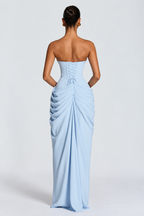 Serena Draped Corset Maxi Dress