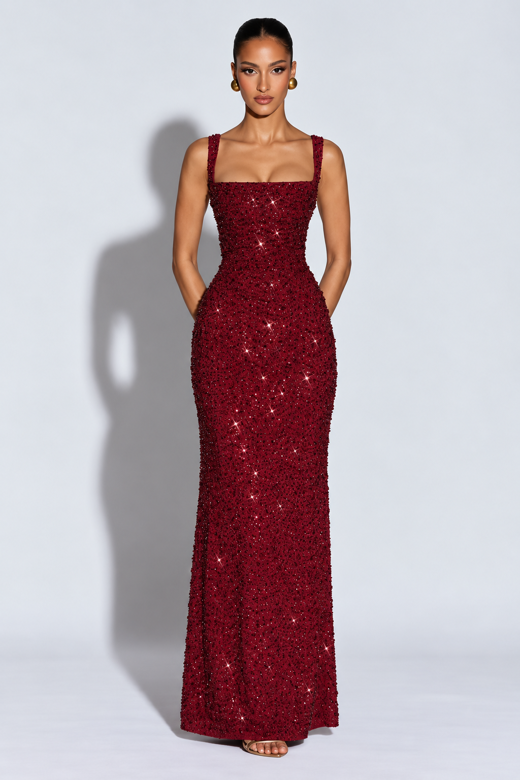 Celeste Sequin Maxi Dress