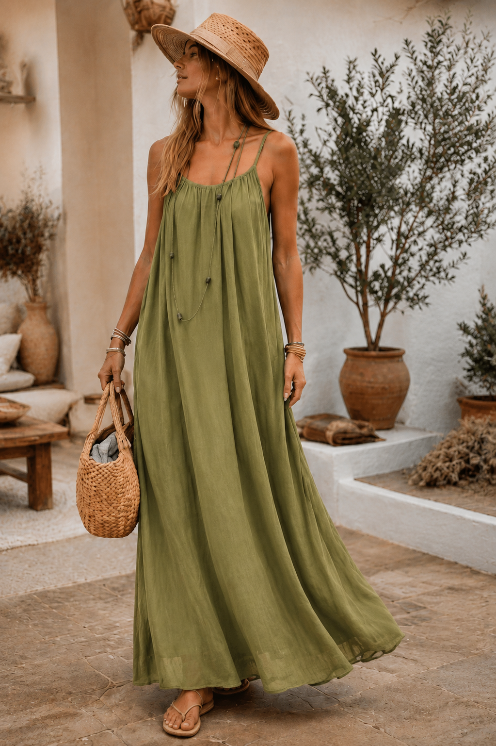 Flowy Relaxed Maxi Dress