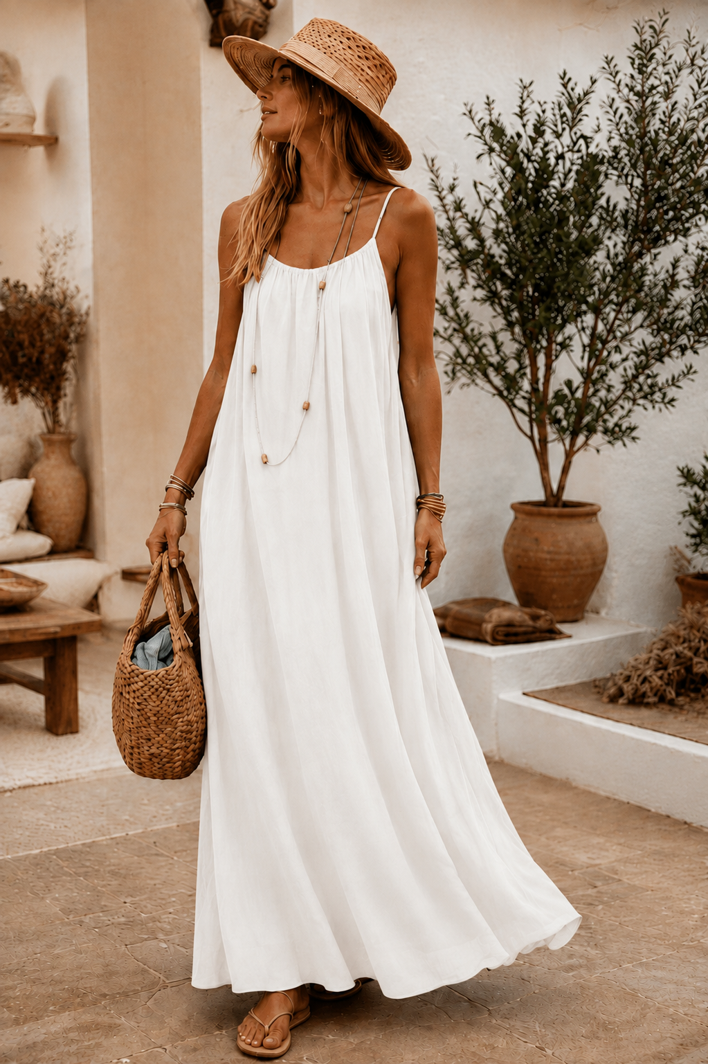 Flowy Relaxed Maxi Dress