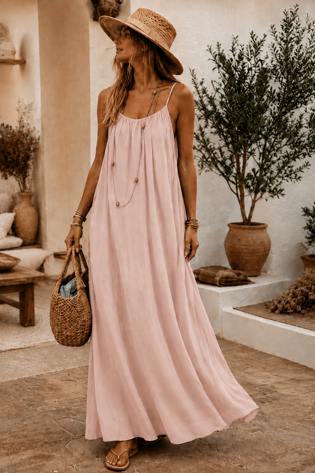 Flowy Relaxed Maxi Dress