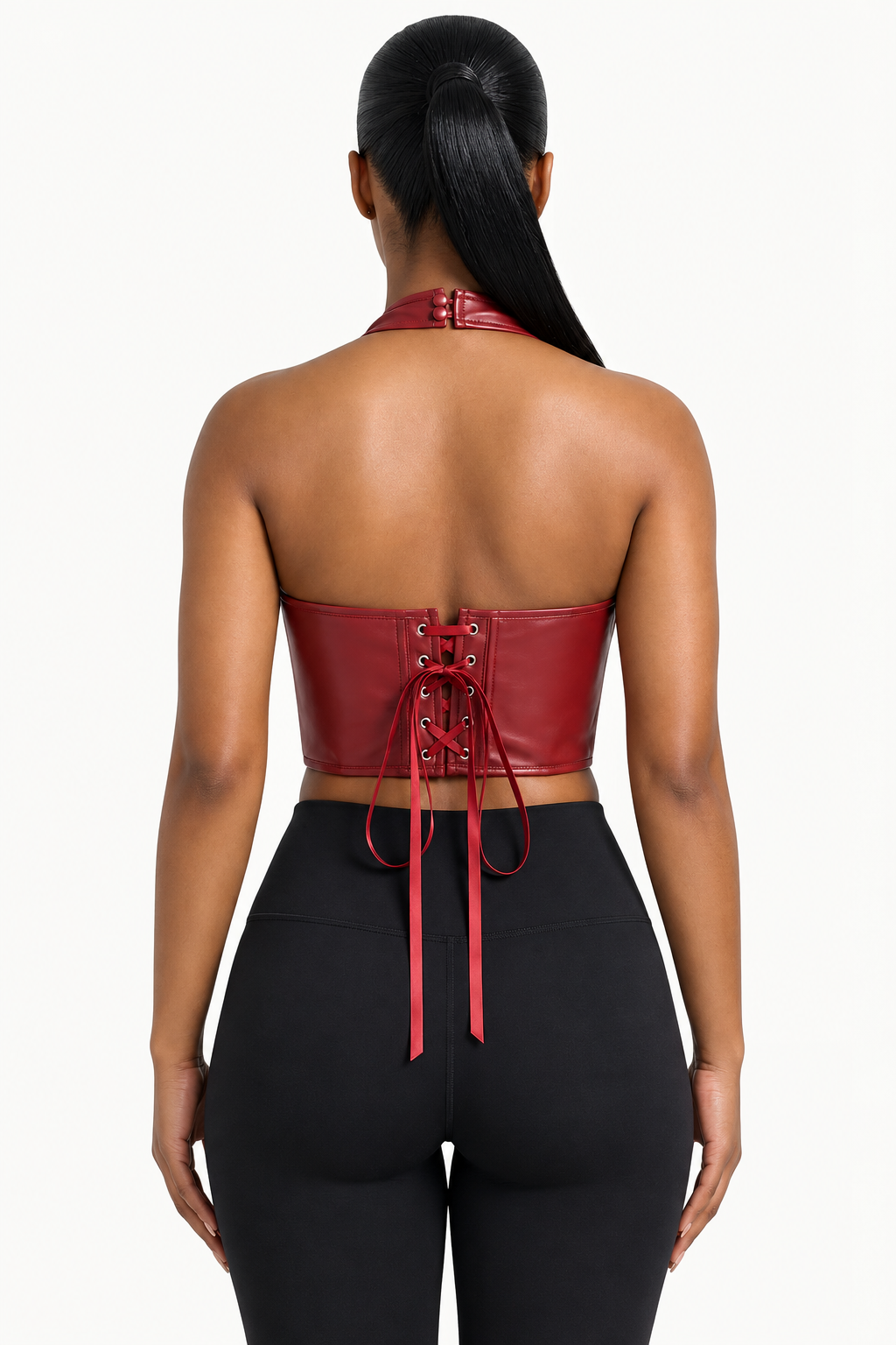Halter Corset Crop Top