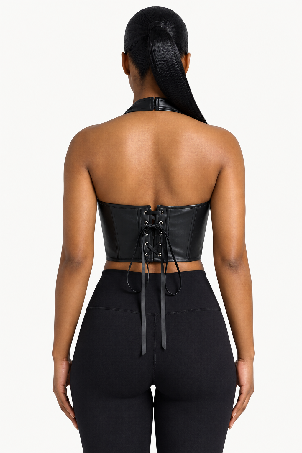 Halter Corset Crop Top