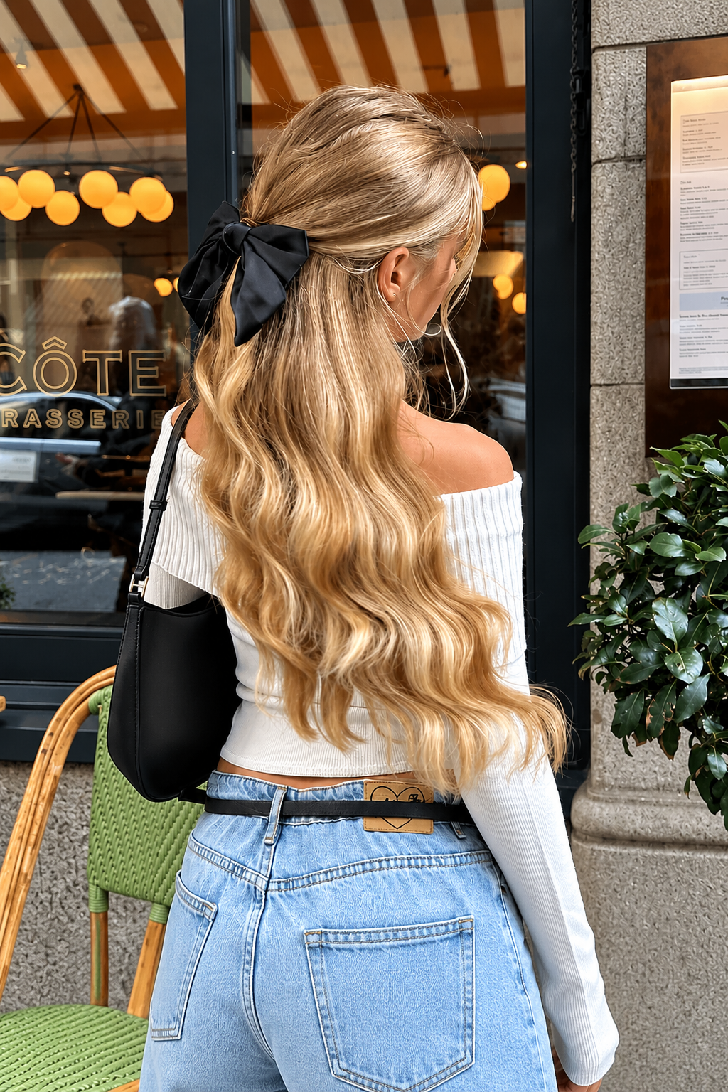 Off-Shoulder Ribbed Knit Sweater