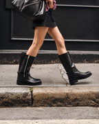 Knee-High Side Zip Boots