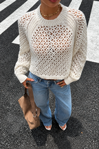 Open-Back Knit Sweater