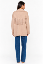 Fringe Knit Jacket