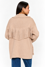 Fringe Knit Jacket