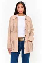 Fringe Knit Jacket