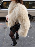 Fuzzy Oversized Faux Fur Jacket