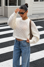 Open-Back Knit Sweater