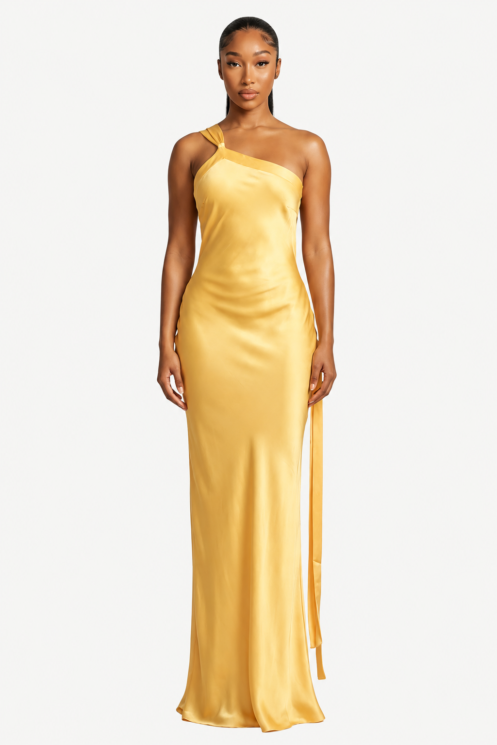 Golden Hour Asymmetric Maxi Dress
