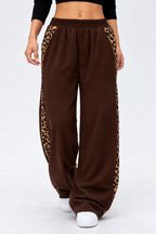 Leopard Wide-Leg Lounge Pants