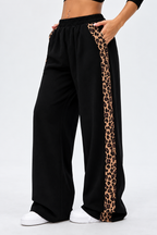Leopard Wide-Leg Lounge Pants