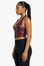 Halter Corset Crop Top