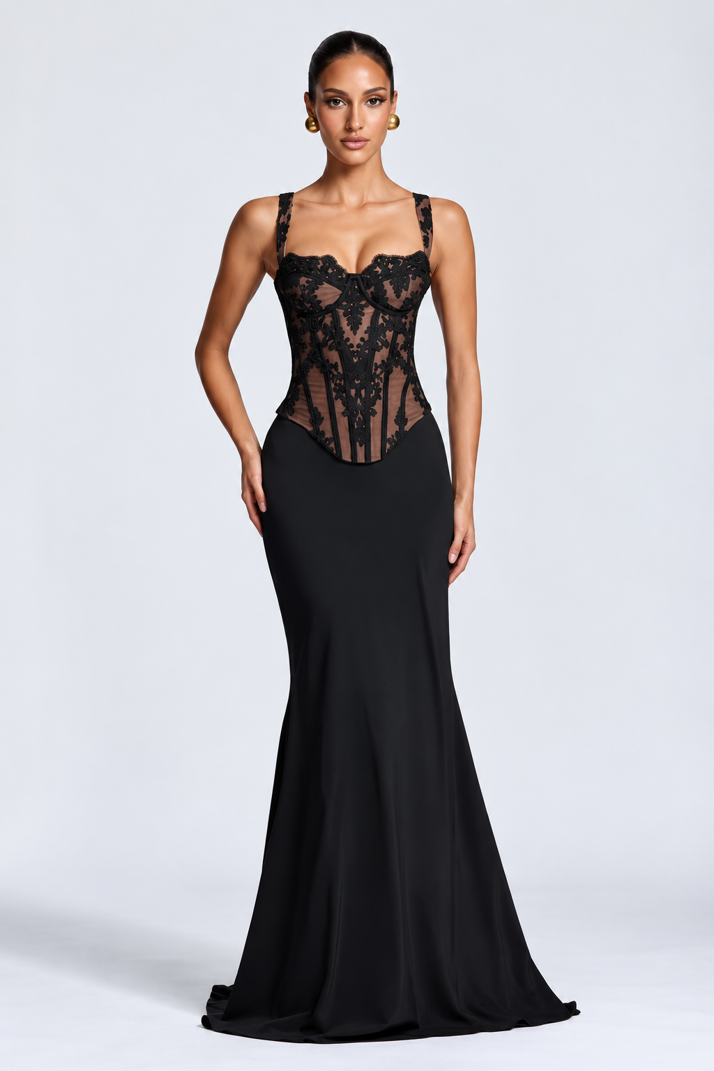 Isabella Lace Corset Top