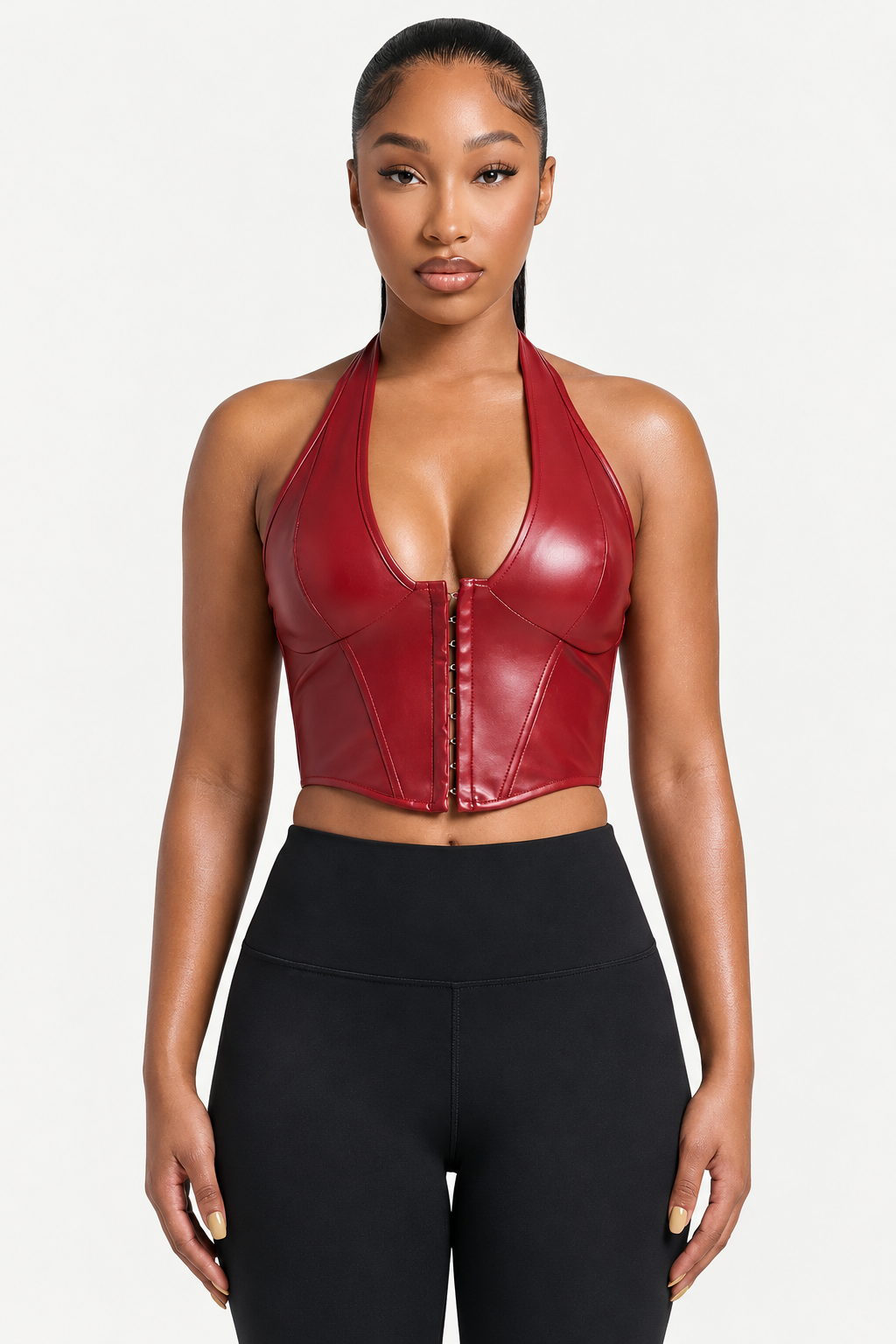 Halter Corset Crop Top
