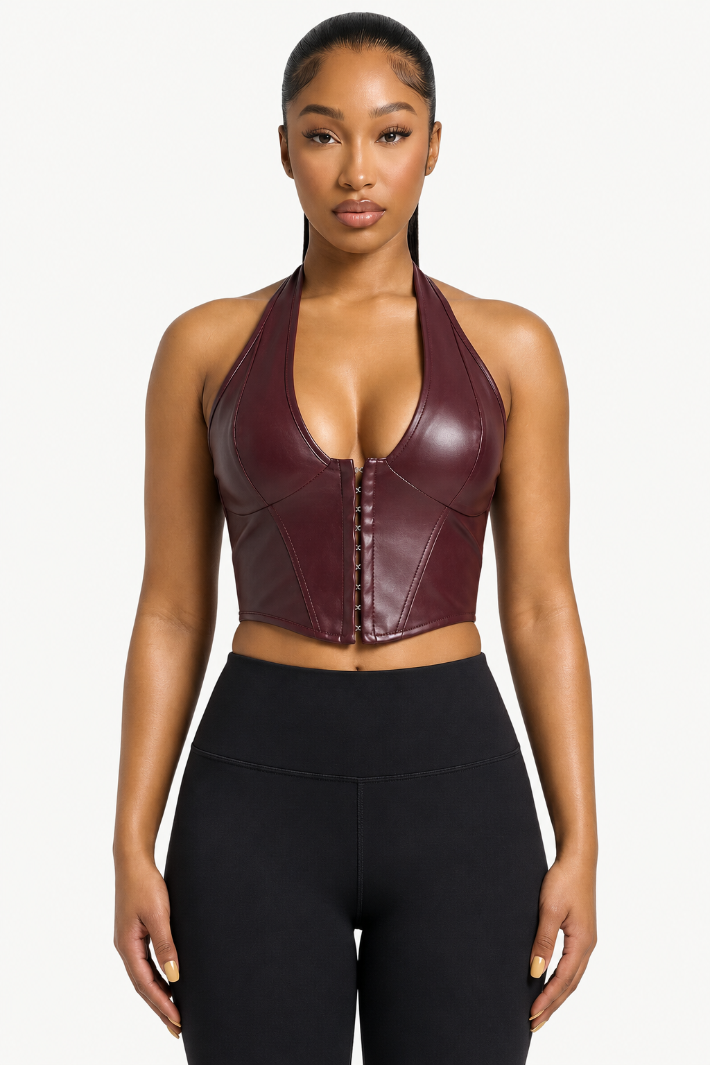 Halter Corset Crop Top