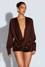 Avery Sequin Shorts