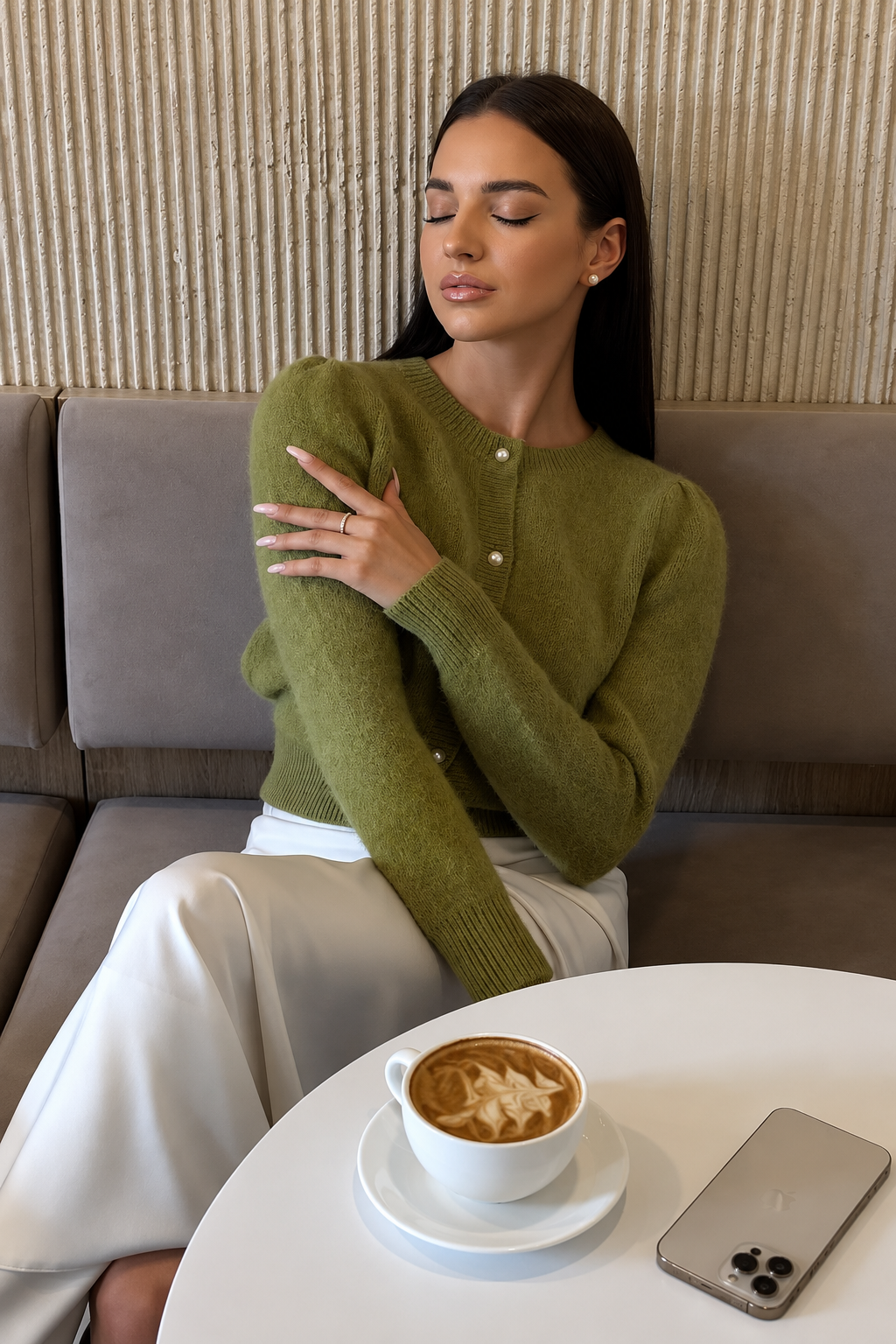 Soft Knit Button-Up Cardigan