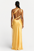 Golden Hour Asymmetric Maxi Dress