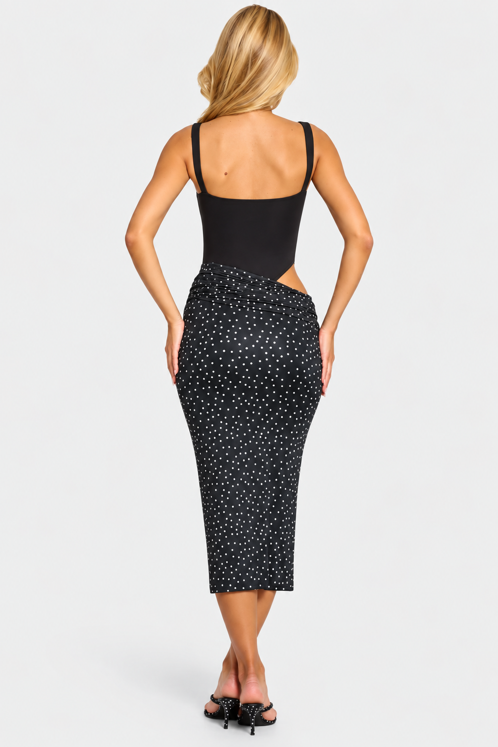 Ruched Midi Dress