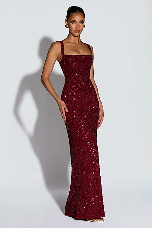 Celeste Sequin Maxi Dress