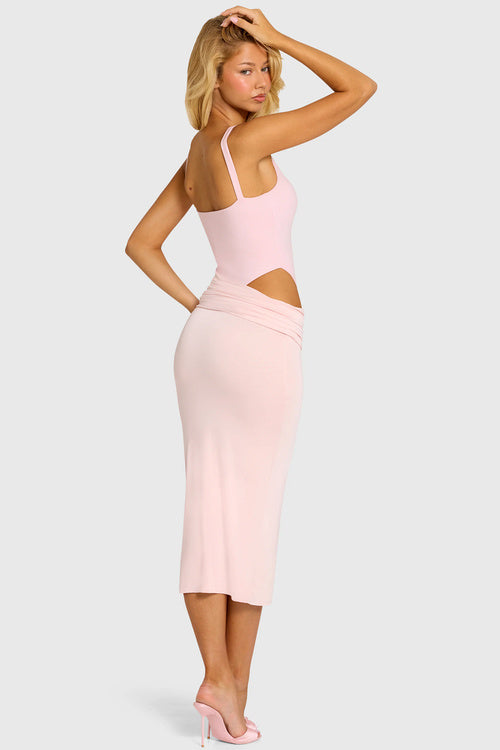 Ruched Midi Dress